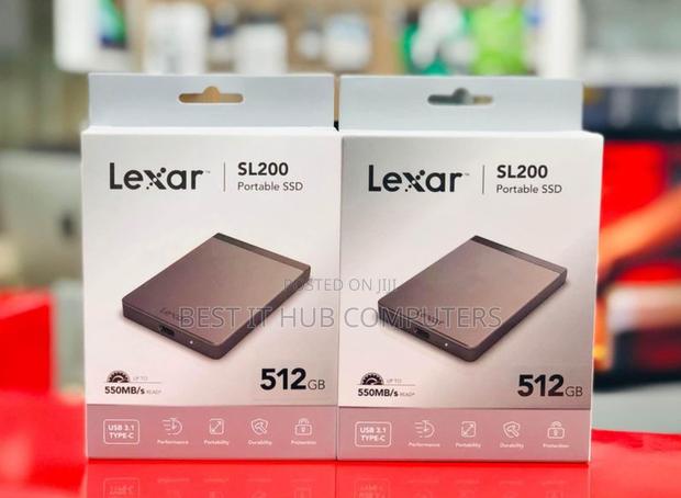 Lexar 512GB External SSD - thumbnail 2