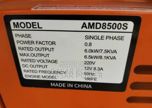6.5kva Diesel Power Generator - thumbnail 3
