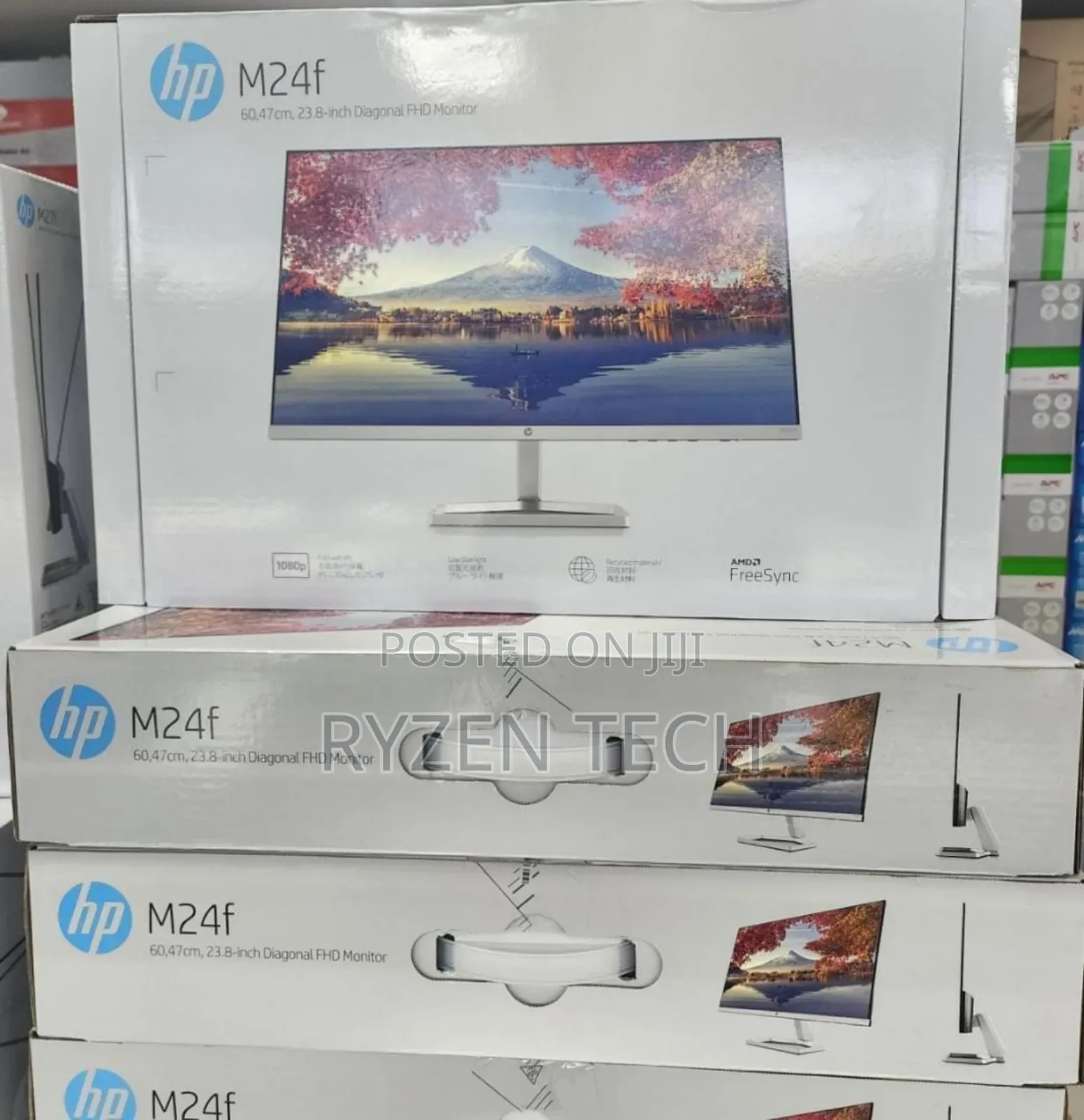 HP M24f 23.8′′ FHD Monitor, Black Color.