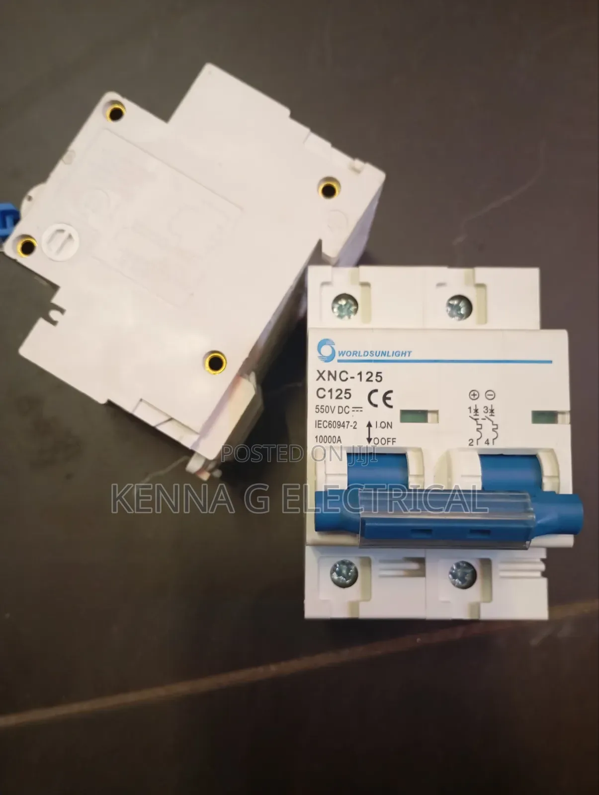 Current Circuit Breaker DC 2pole 125A