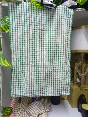 High Absorbent Kitchen Towel Green and White