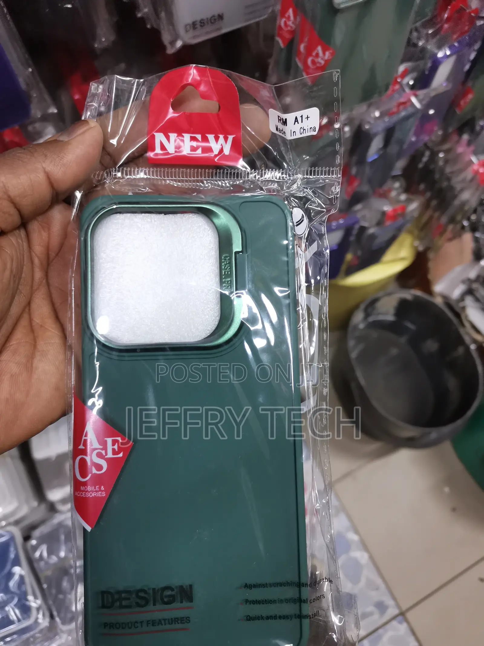 Clear Camera Protector Hidden Stand Case for RM A1+
