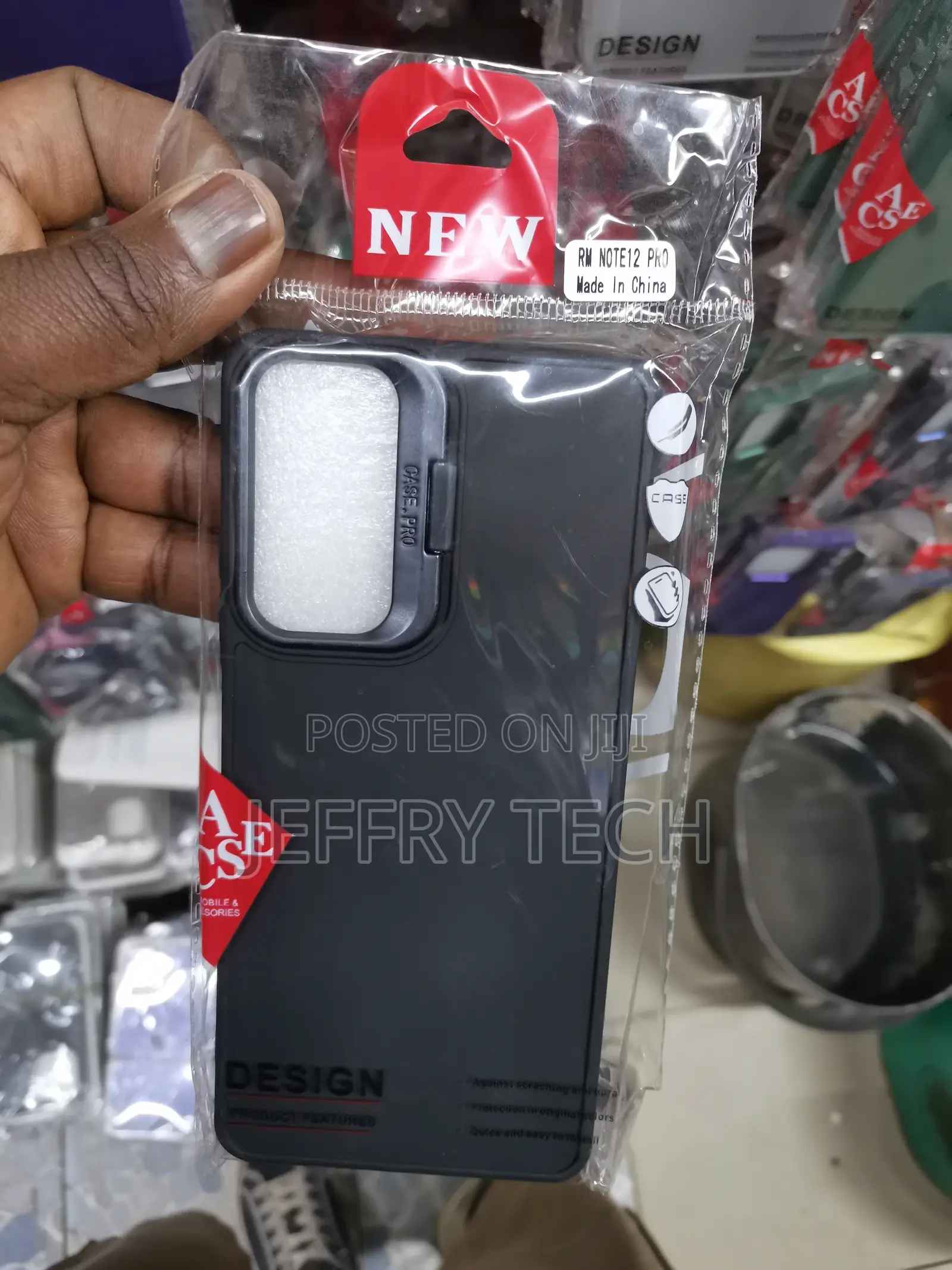 Camera Stand Color TPU (Soft) Phone Case - Mi Note 12 Pro
