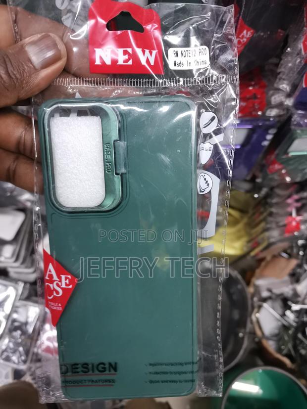 Green Camera Stand Color TPU(Soft) Phone Case Mi Note 12pro - main view