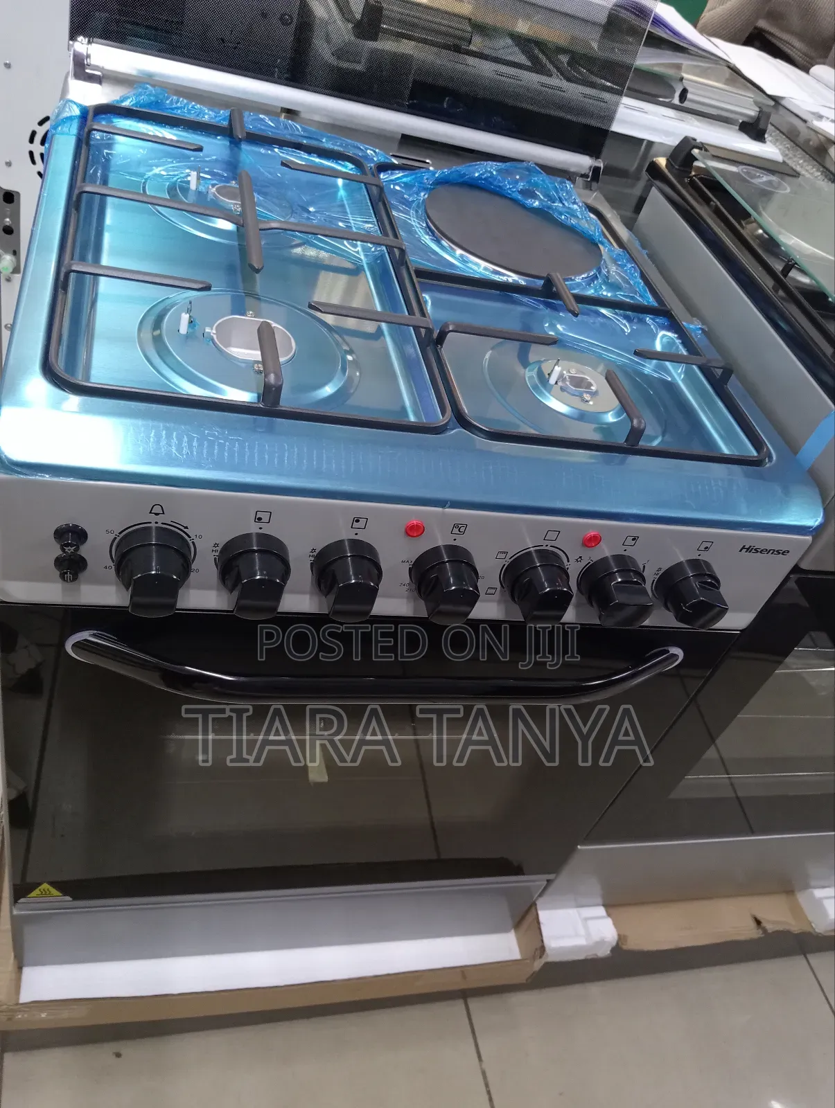 Hisense HF631GEES Standing Cooker 3+1, Electric Oven