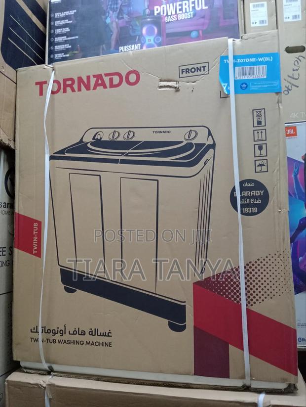 Tornado 7kg TWH-Z07DNE-W Twin Tub Washing Machine - main view