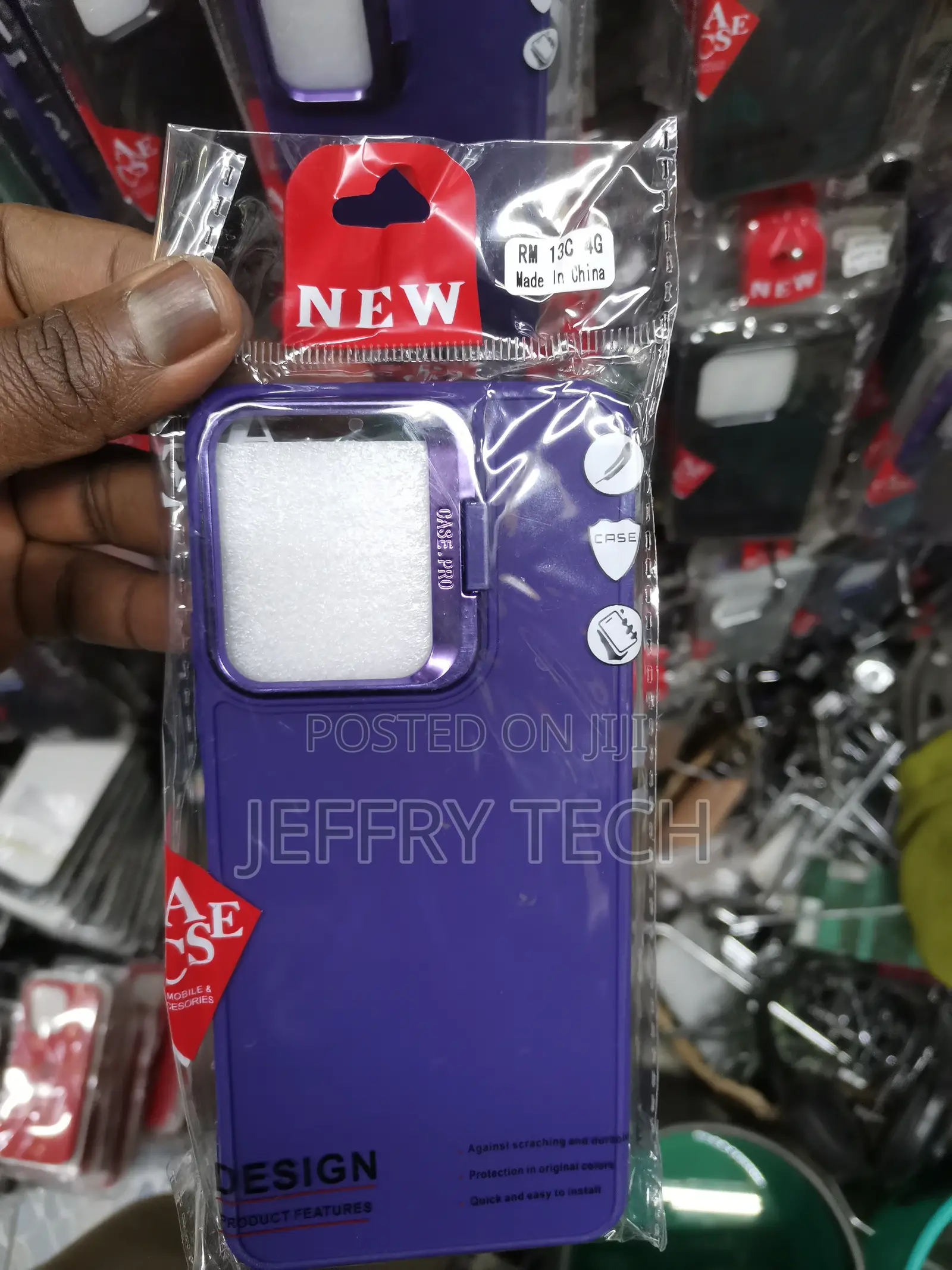 Camera Stand Color TPU (Soft) Phone Case - Realme 13C