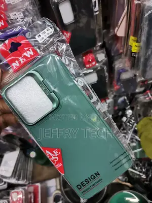 Green Camera Stand Color TPU (Soft) Phone Case - Realme 13C