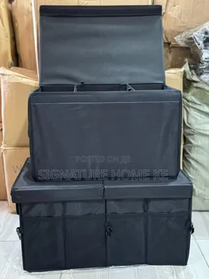 Foldable Car Trunk Boot Organizer With Lid