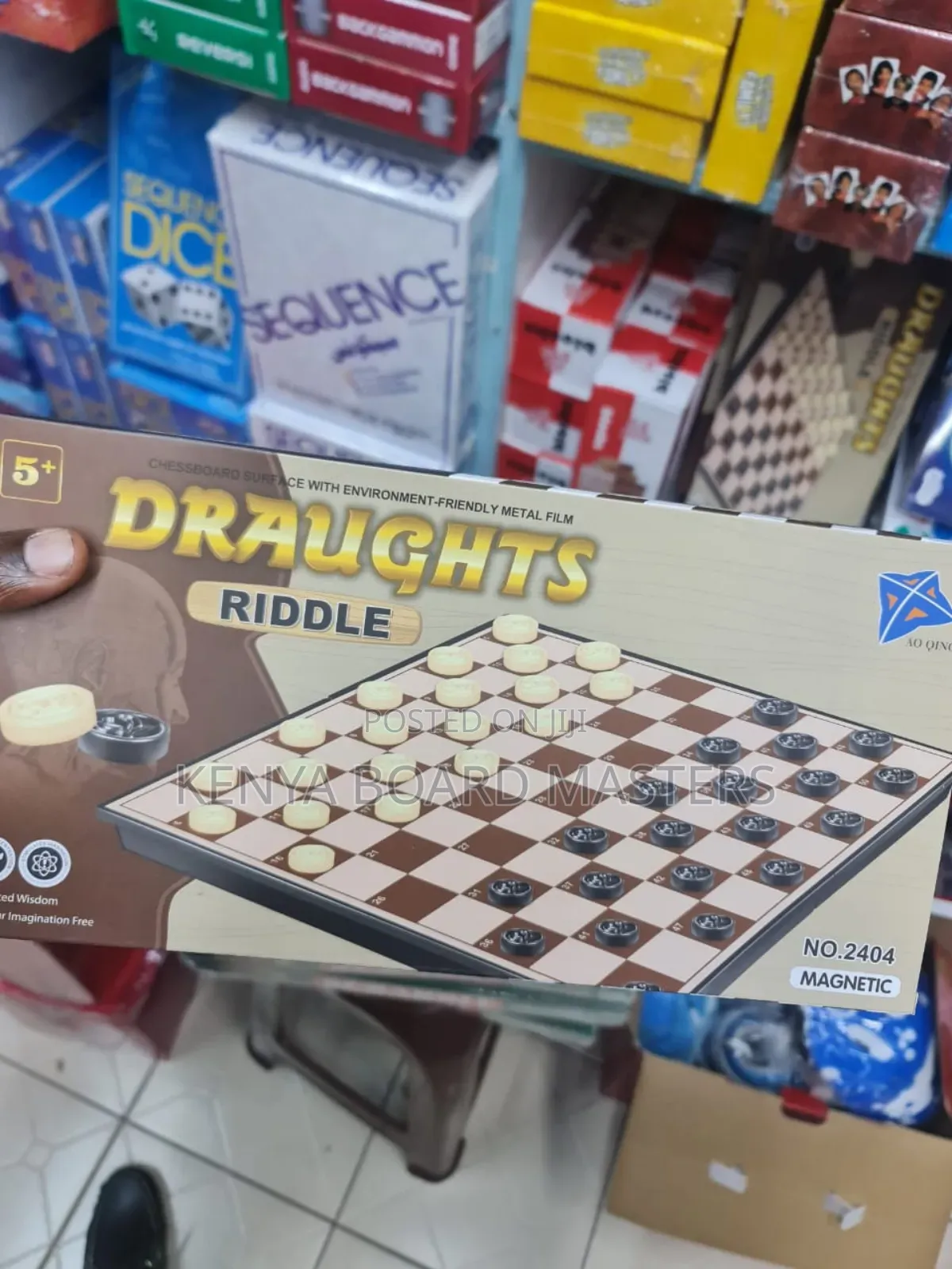 Draughts Riddle at at Draughts Available