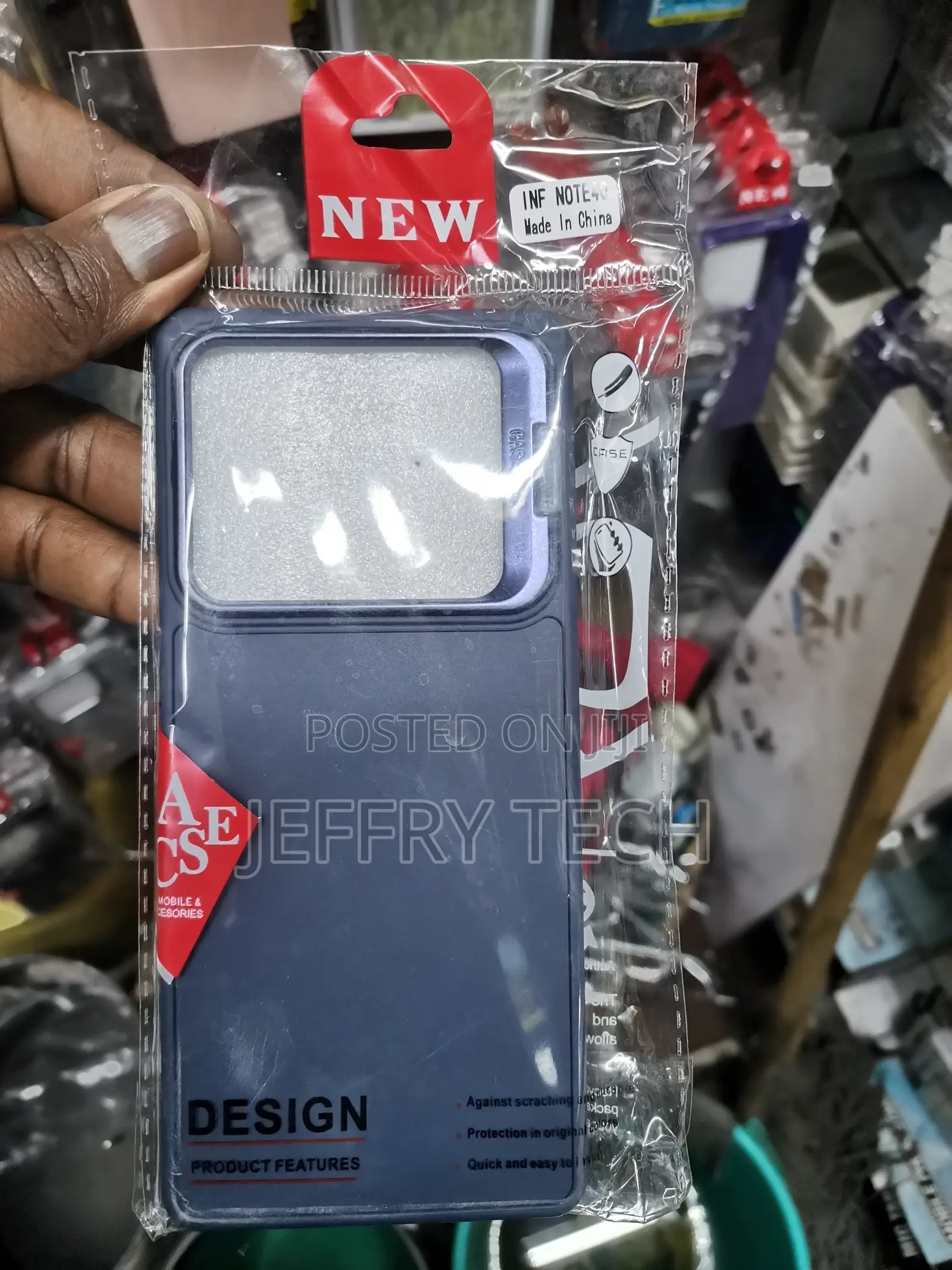 Camera Stand Color TPU (Soft) Phone Case Infinix Note 40