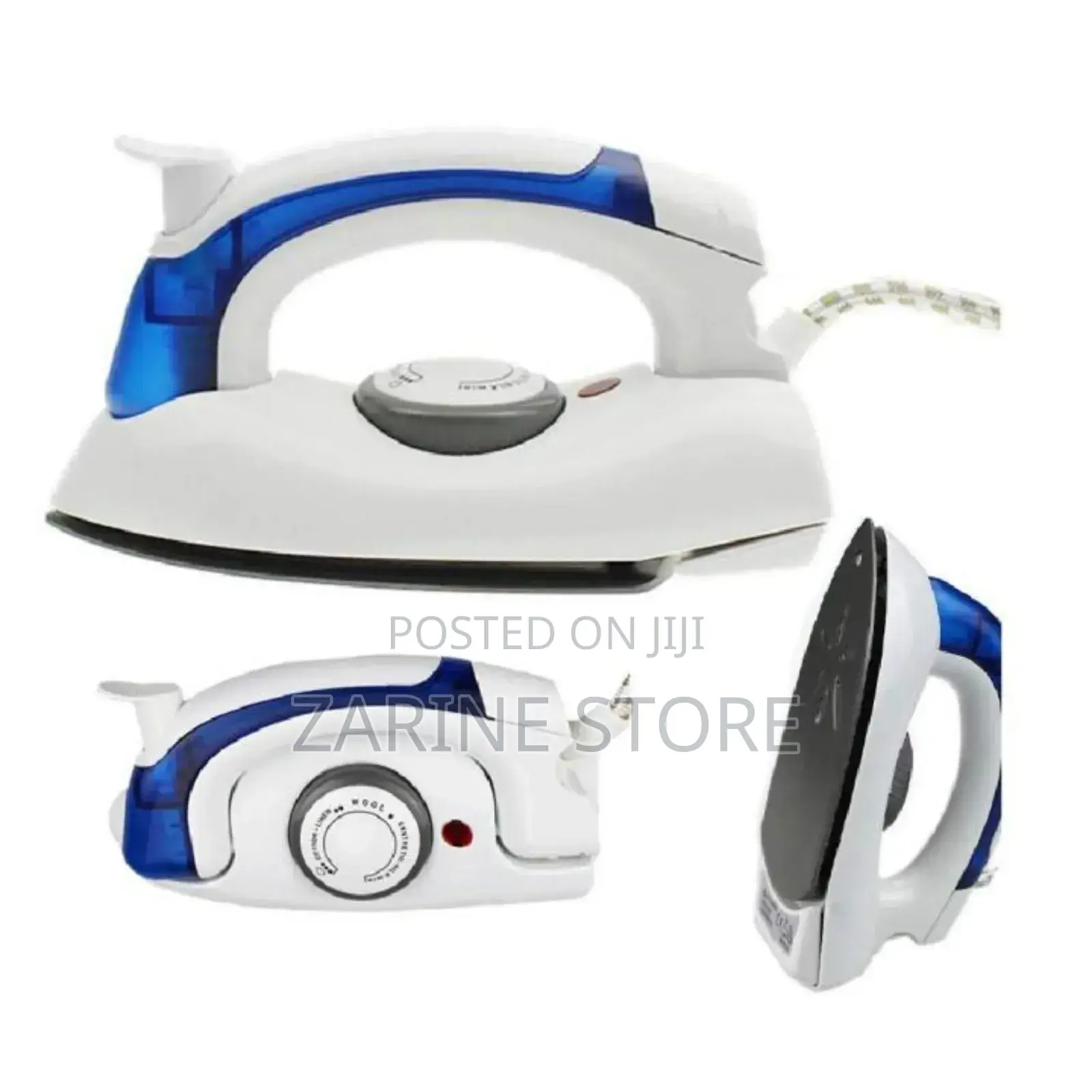 Steam Dry Iron With Foldable Handle, Portable Iron