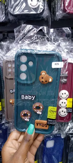 3D Stereoscopic Doll Bear Phone Case for Samsung Galaxy A25