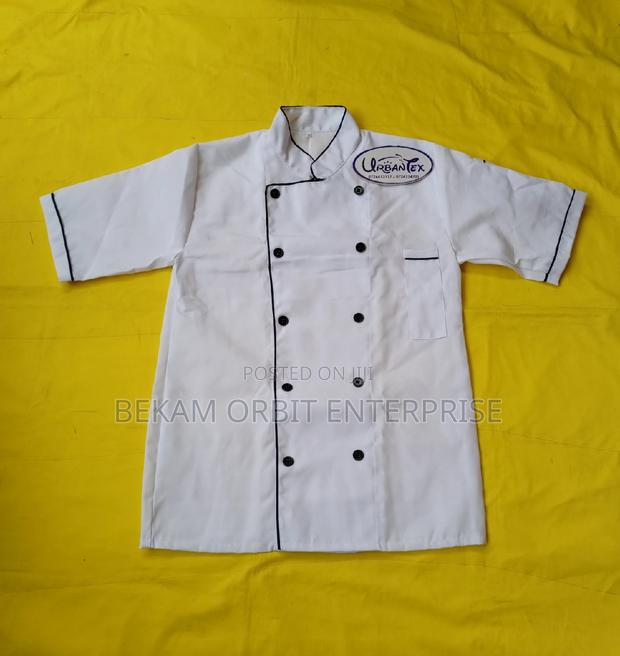 Reversible Front Custom White Chef Jacket - main view