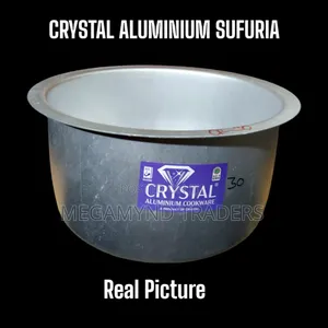 15 LTR Aluminium Sufuria With Lid