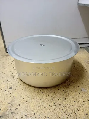 15 LTR Aluminium Sufuria With Lid