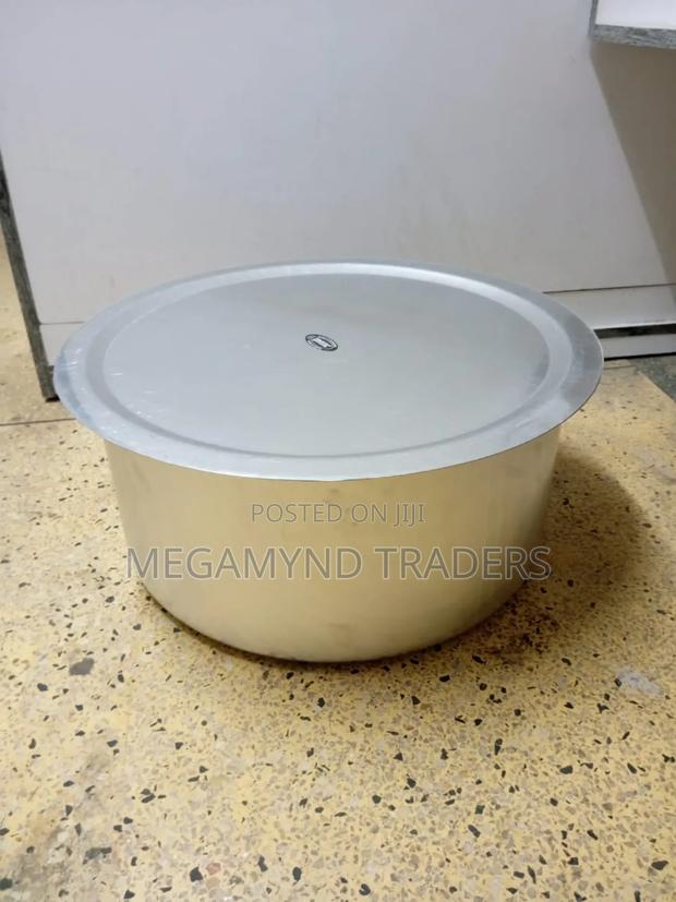 15 LTR Aluminium Sufuria With Lid