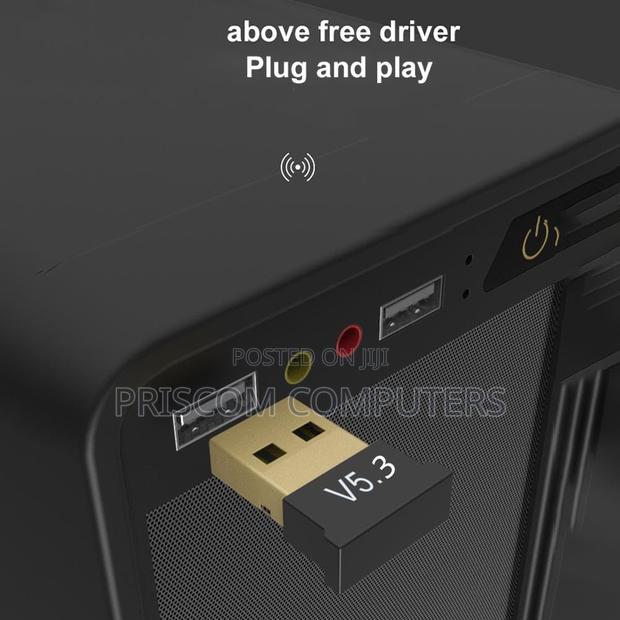 Bluetooth 5.3 USB Adapter for PC and Laptop - Plug Play - thumbnail 2