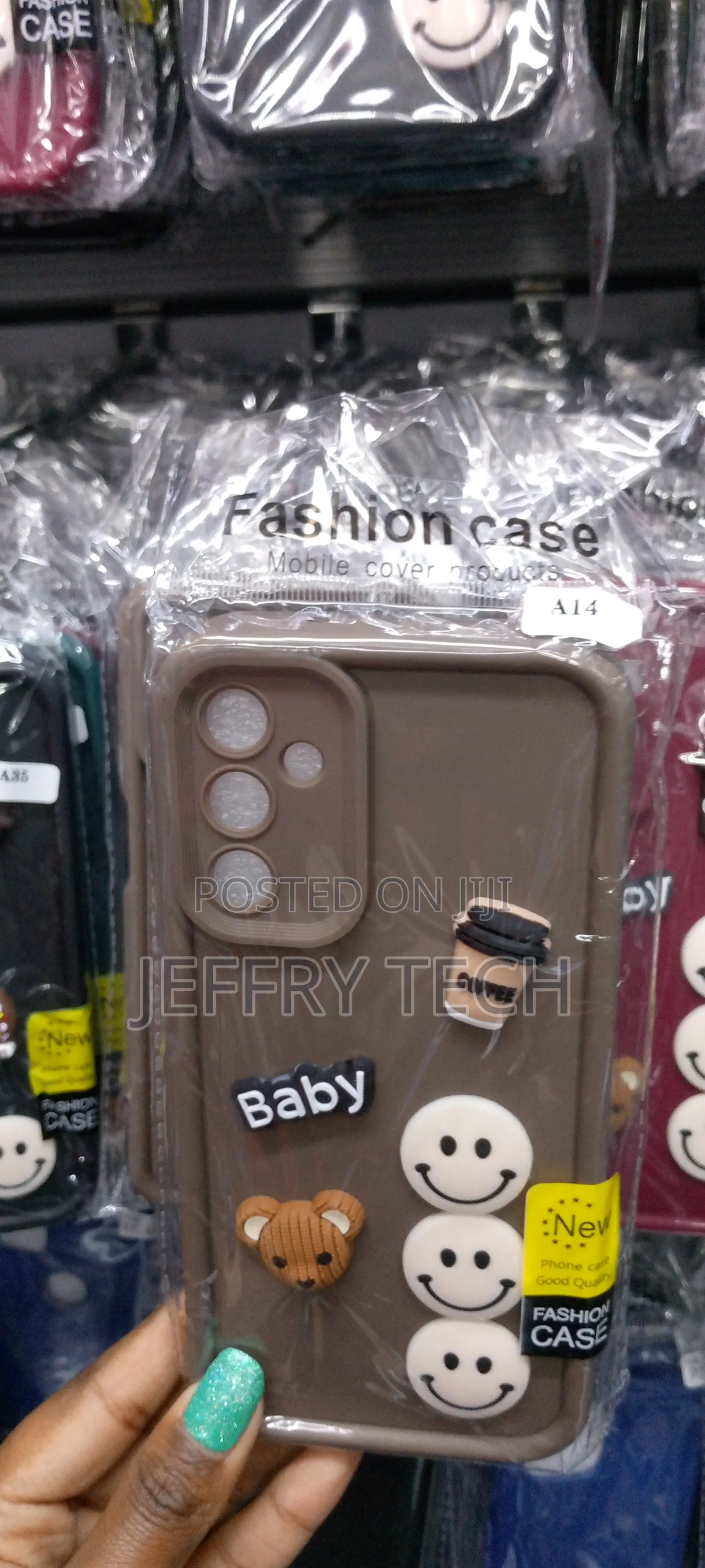 Brown3d Doll Bear Phone Case for Samsung Galaxy A14