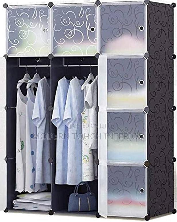 3 Column Plastic Wardrobe