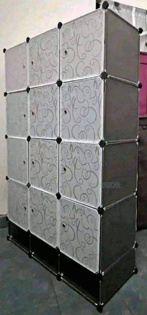 Plastic Wardrobe 3 Column
