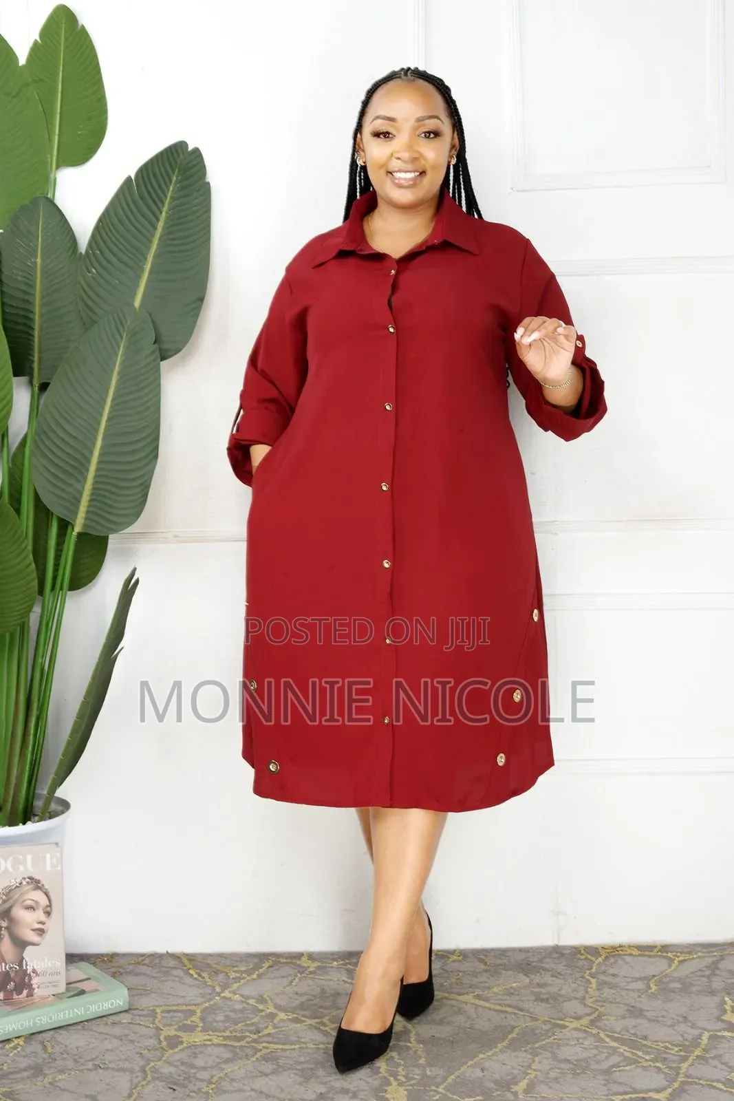 Shirt Dress/ Maternity Friendly/Pregnant Friendly