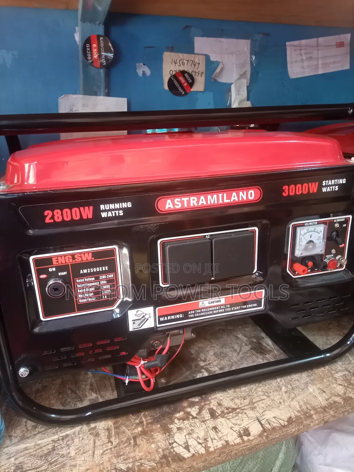 3.0kva Keystart Petrol Astramilano Generator