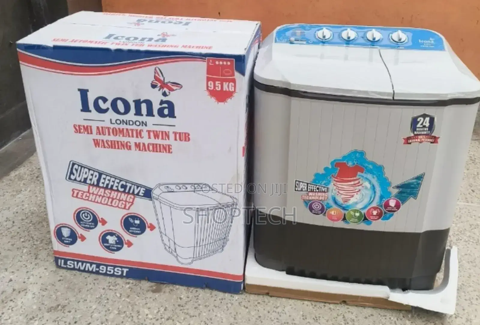 Icona Washing Machine 7.5 KGS