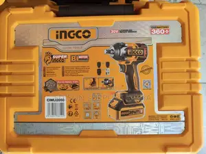 Cordless Impact Wrench Ingco 20v Lithium-ion 2 Batteries 4ah