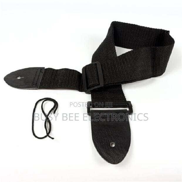 Guitar Strap Leather Head Adjustable Shoulder Strap - thumbnail 4