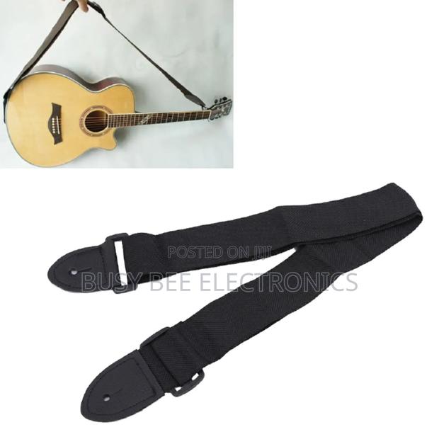 Guitar Strap Leather Head Adjustable Shoulder Strap - thumbnail 5