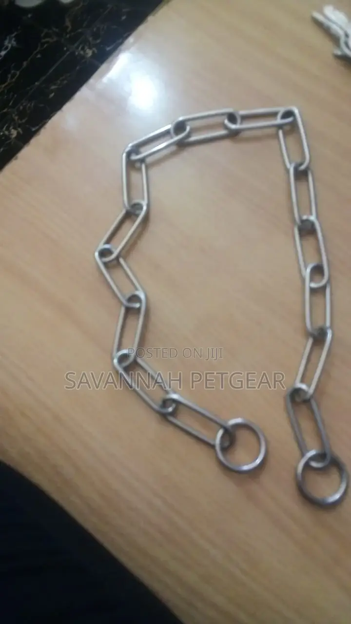 Heavy Metal Duty Solid Stainless Steel Dog Choke Chain