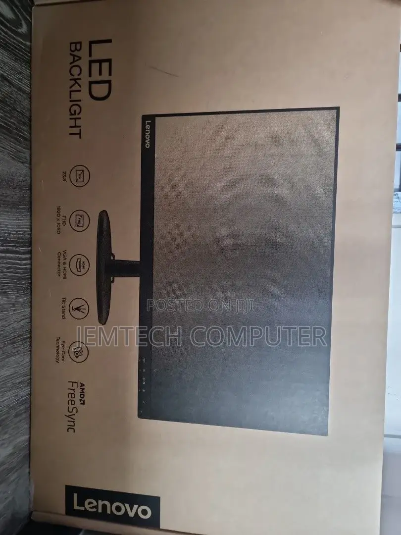~Lenovo L24i-40 23.8" FHD Monitor, Cloud Grey Color`