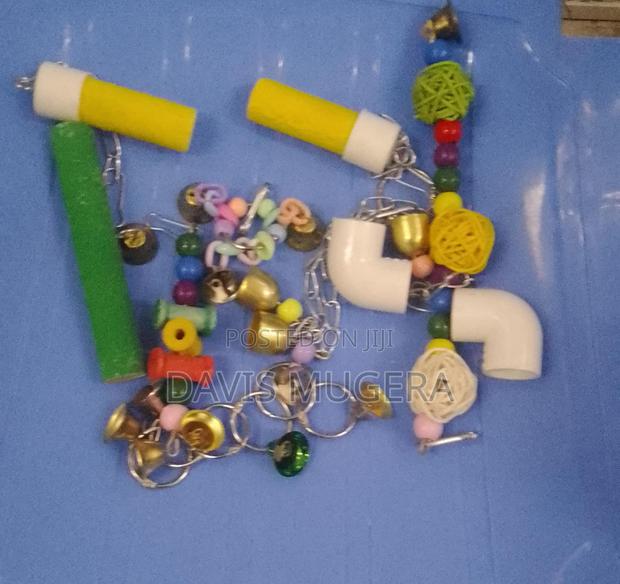 6 PCS Swing Toy Parakeets Bird Stand Train Bird Small Parrot - main view