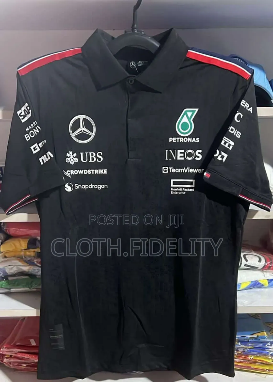Mercedes F1 Polo Shirt 2024