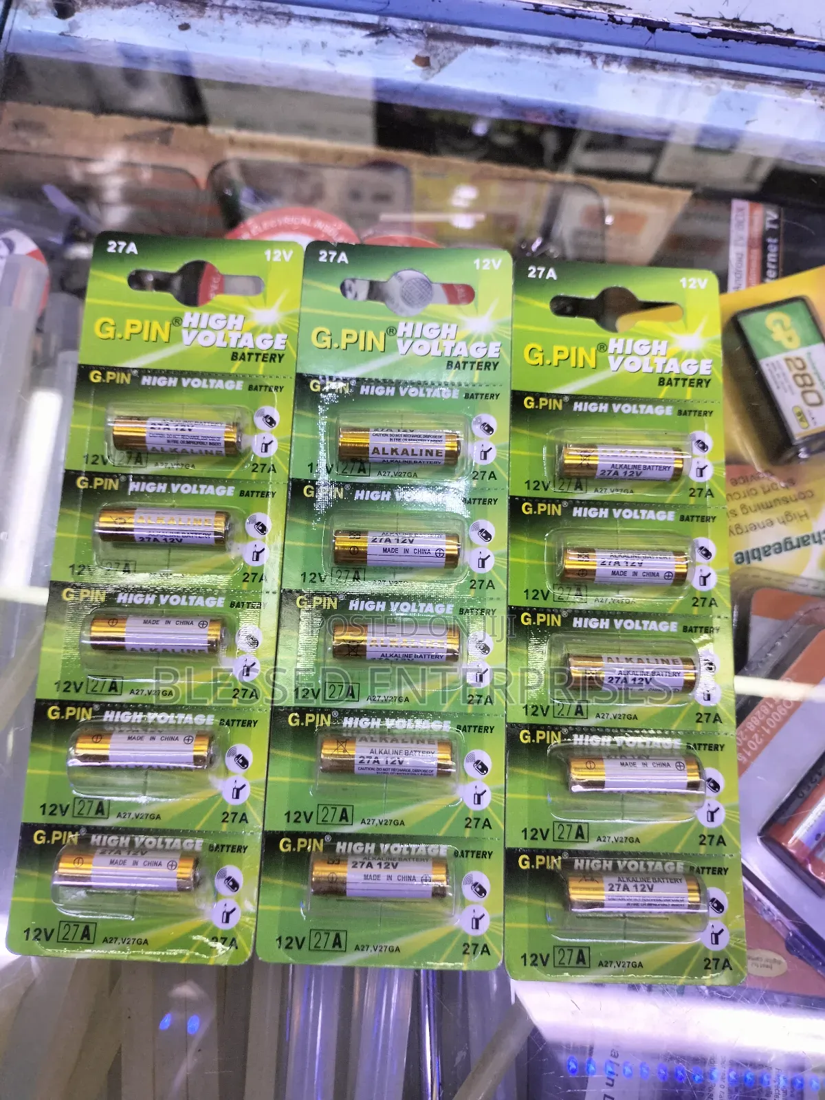 G Pin High Voltage Car Remote Battery 12v