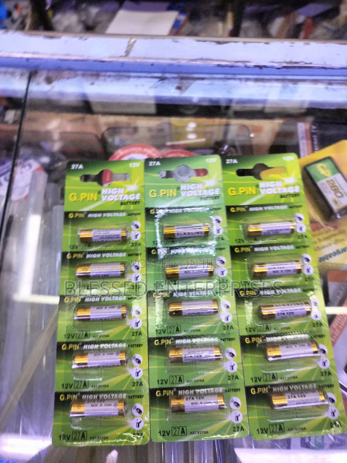 G Pin High Voltage Car Remote Battery 12v