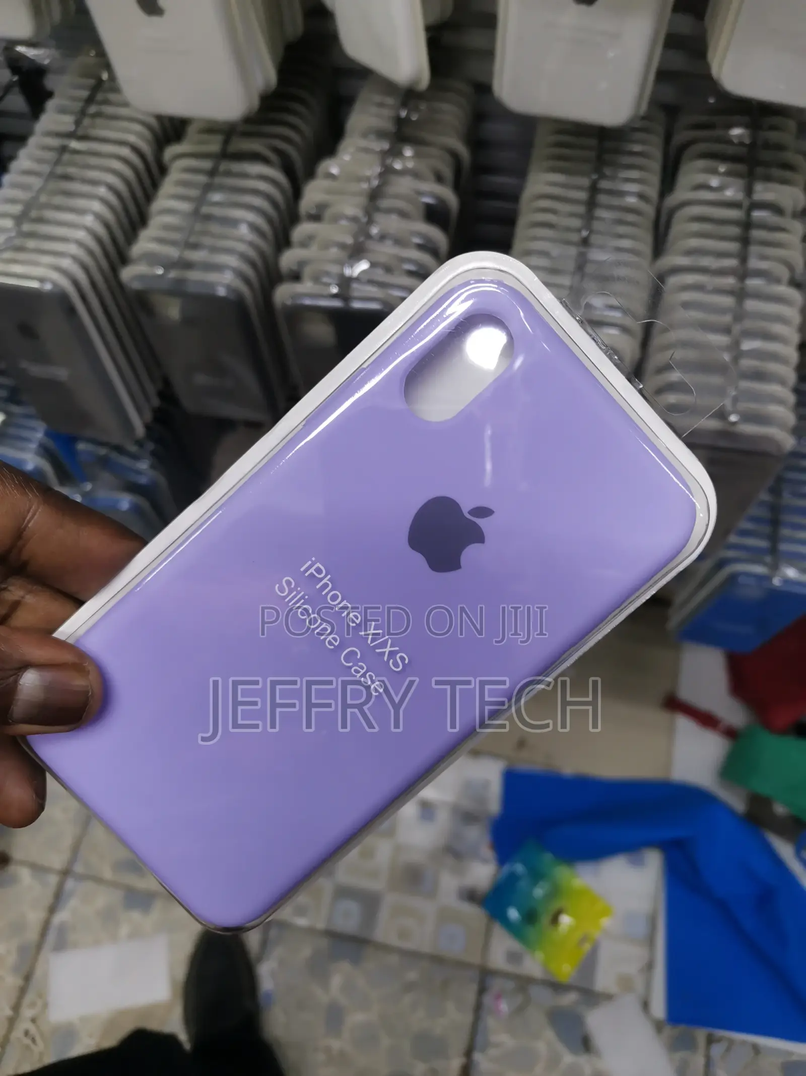 High Quality Silicone Case for iPhone X/Xs- Light Purple