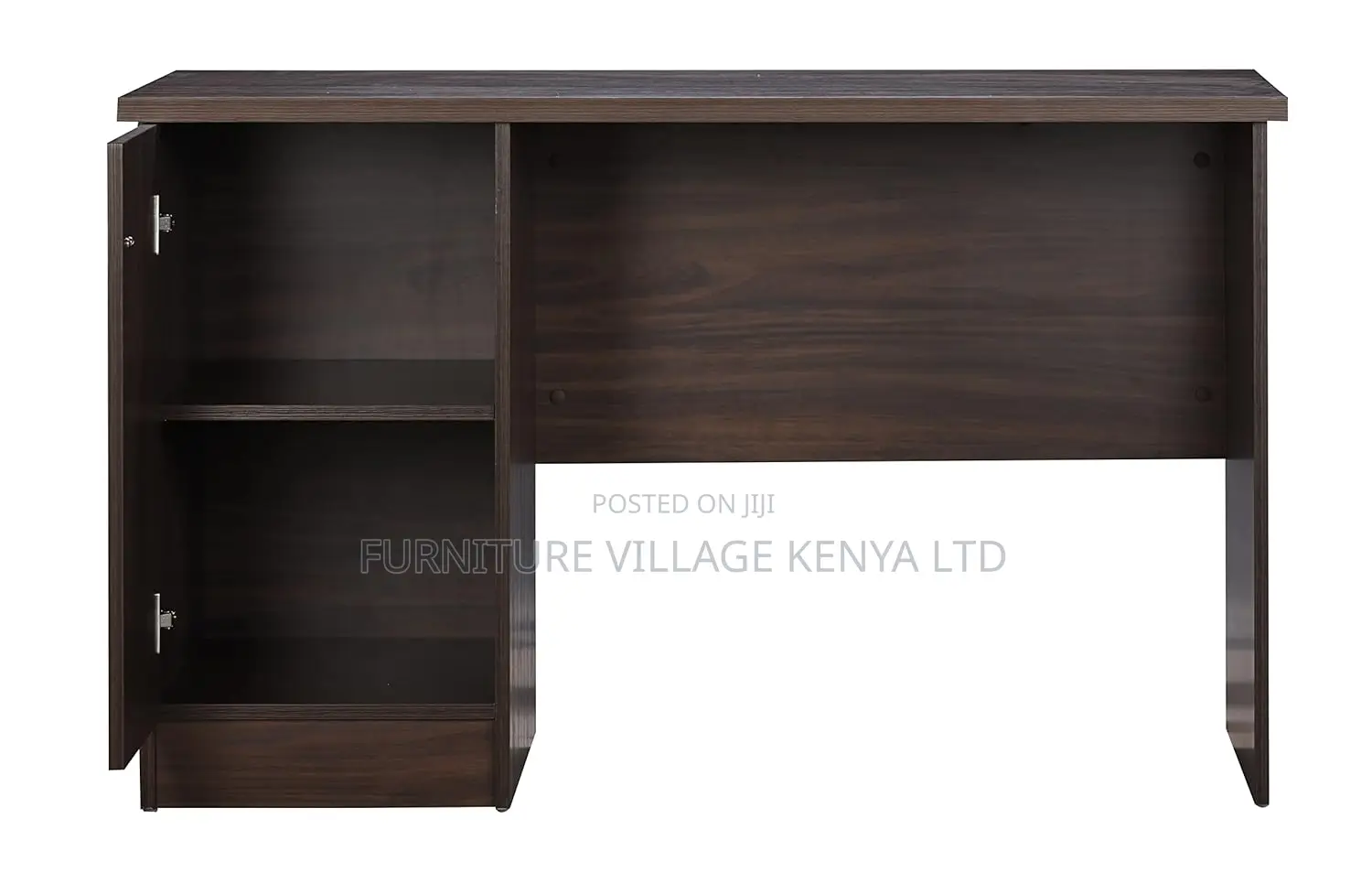 Study Table and Office Desk (Dark Wenge, Matte Finish)