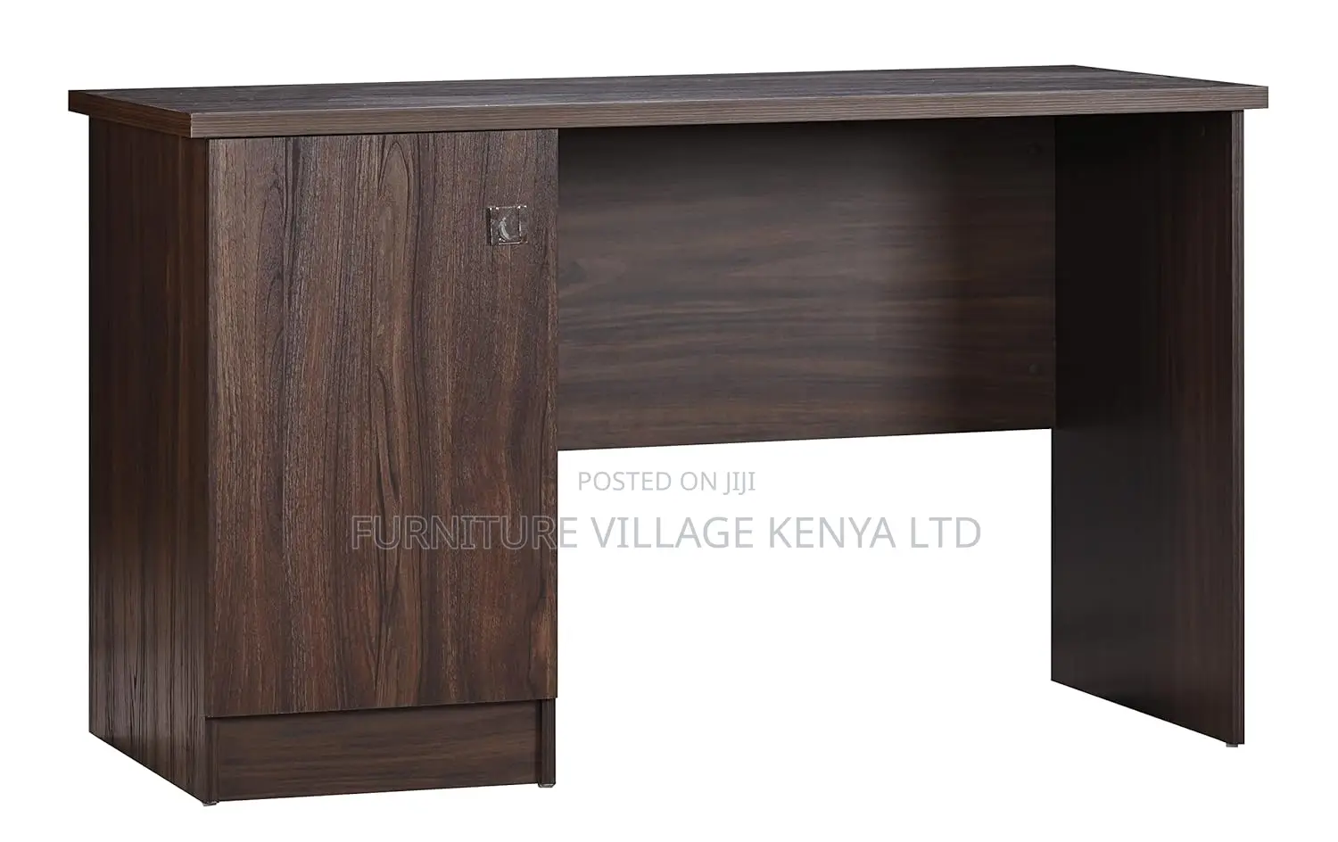 Study Table and Office Desk (Dark Wenge, Matte Finish)