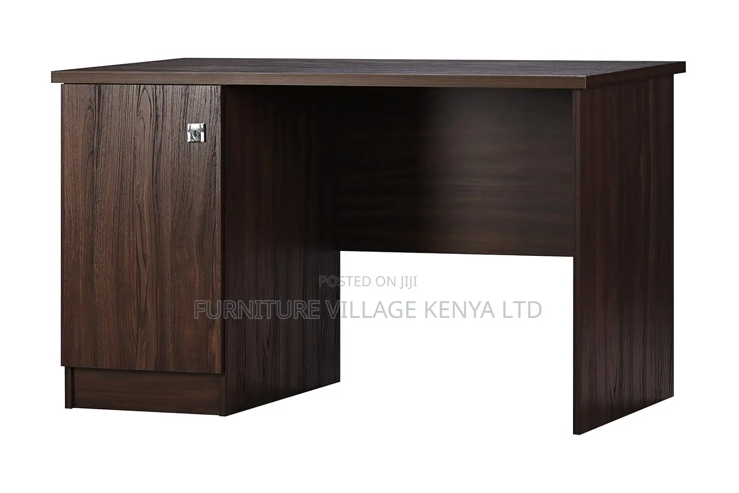 Study Table and Office Desk (Dark Wenge, Matte Finish)