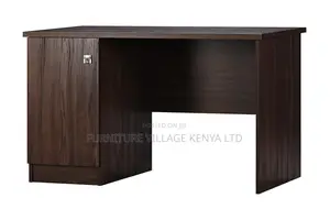 Study Table and Office Desk (Dark Wenge, Matte Finish)