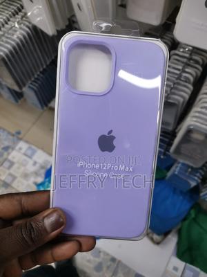 Back Cover Silicone Case Lilac iPhone 12 Pro Max - thumbnail 2