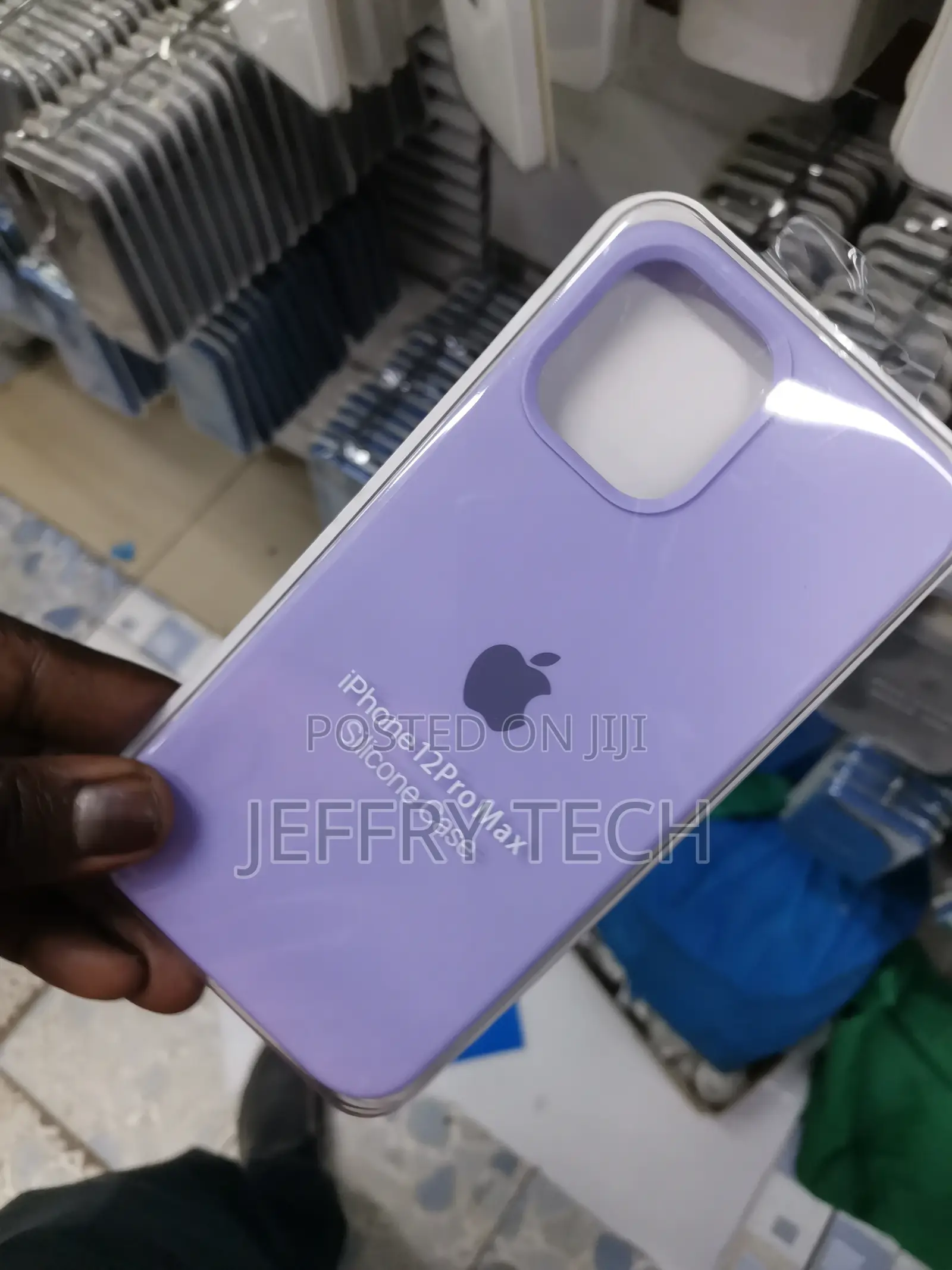 Back Cover Silicone Case Lilac iPhone 12 Pro Max
