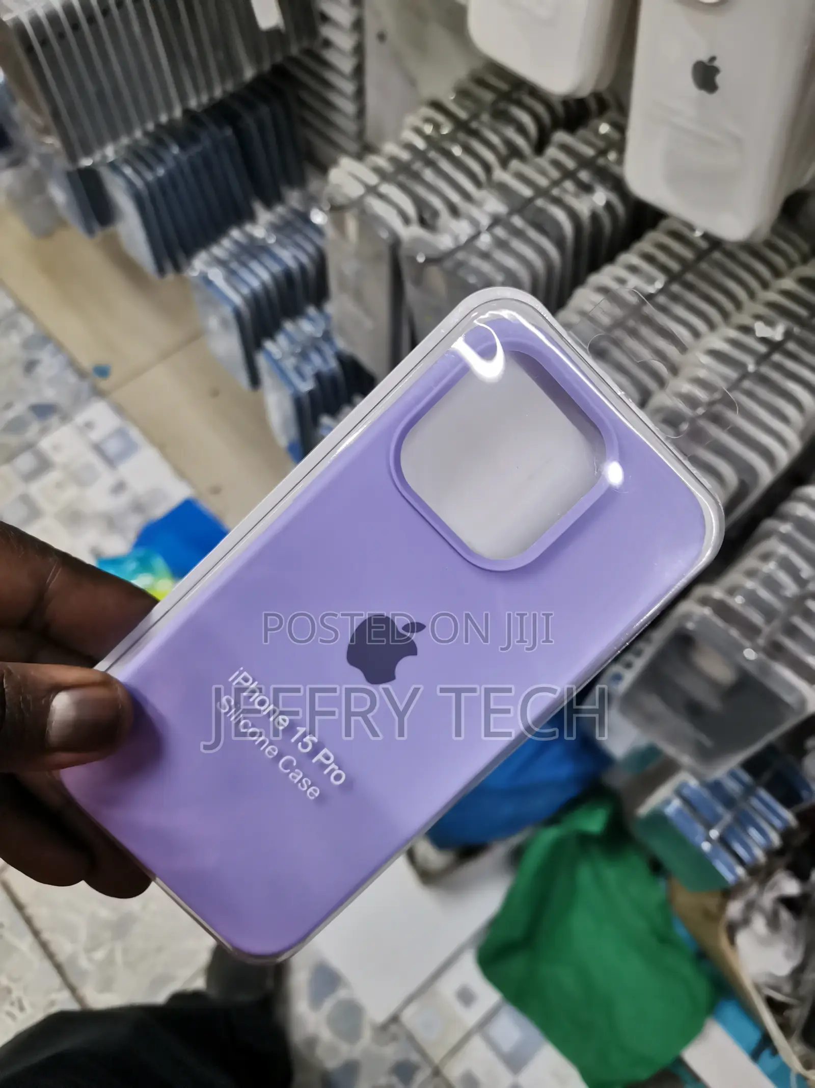 iPhone "15 Pro" Silicone Case "Lilac"