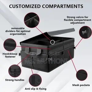 Foldable Premium Car Trunk Boot Organizer 