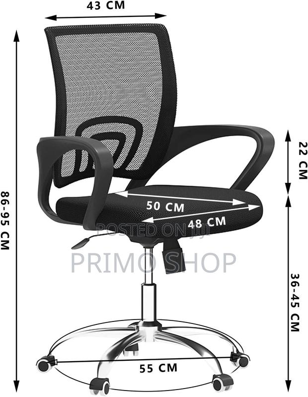 Height Adjustable Ergonomic Computer Chair - thumbnail 6