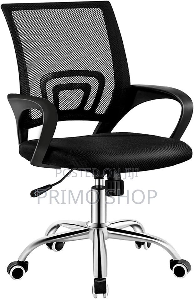 Ergonomic Office Swivel Chair, Clerical Mesh Study Seat - thumbnail 2