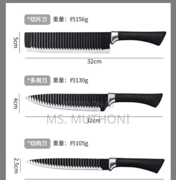 6 PCS Set Kitchen Knife Set* - thumbnail 5