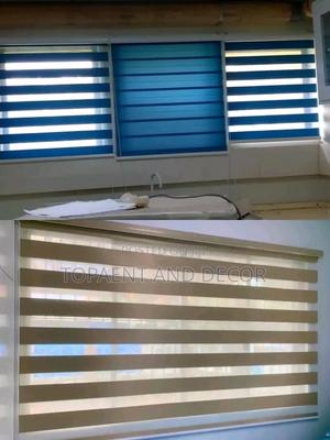Blue and Brown Kitchen and Offices Window Blinds - thumbnail 2
